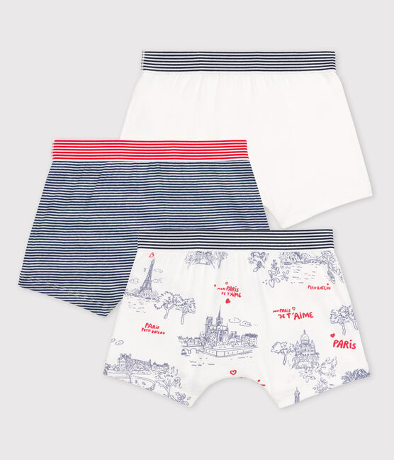 Set van 3 boxershorts voor jongens in katoen variante 1