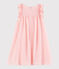 Robe cérémonie en crêpe enfant fille rose MINOIS