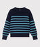 Damestrui in wol met marinestrepen SMOKING/ AZUL