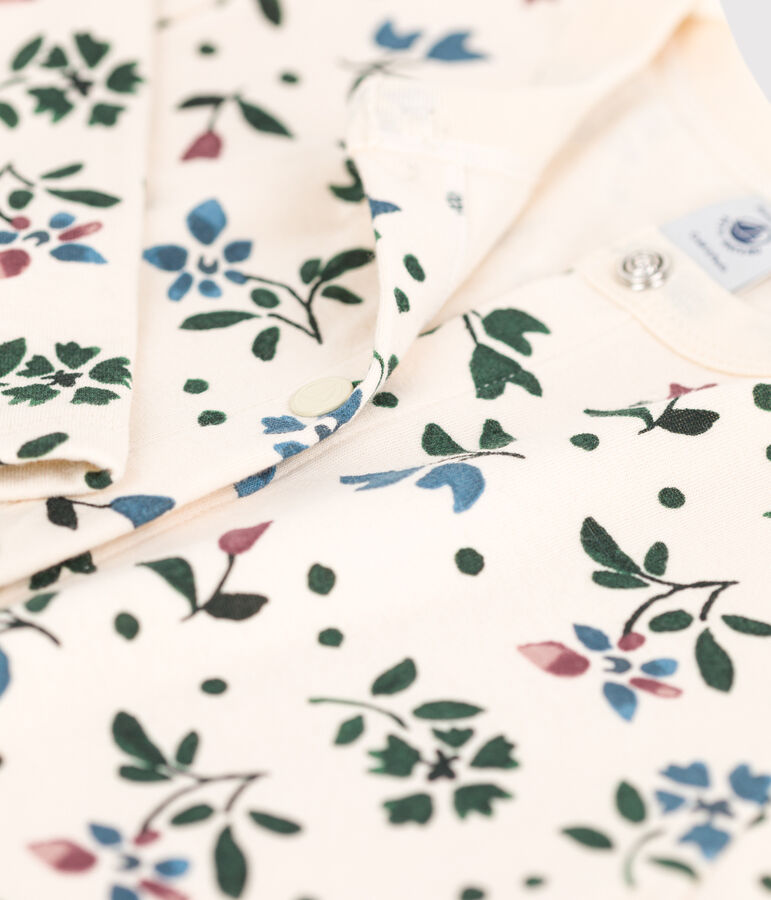 Meisjescardigan in tubic met print wit AVALANCHE/ MULTICO