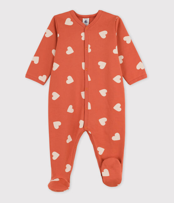 Slaappakje voor baby's in molton  BRANDY/ AVALANCHE