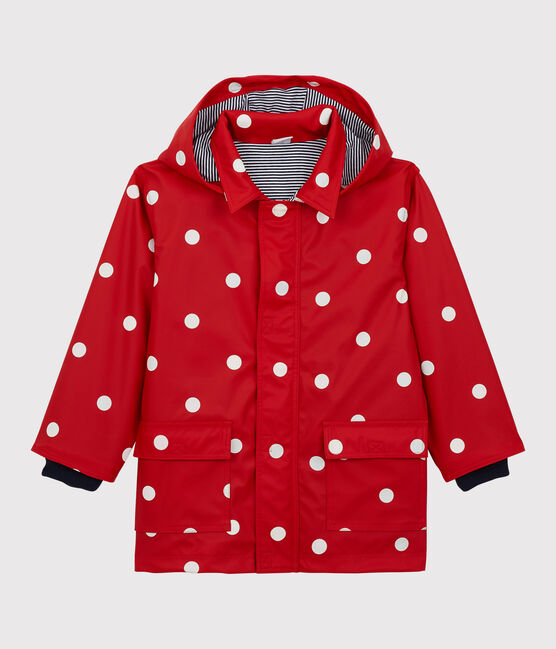 Ciré enfant fille rouge TERKUIT/blanc MULTICO