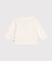 Katoenen babyvestje wit MARSHMALLOW