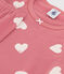 Pyjama en coton imprimé motif cœur enfant rose ROSEWOOD/ AVALANCHE