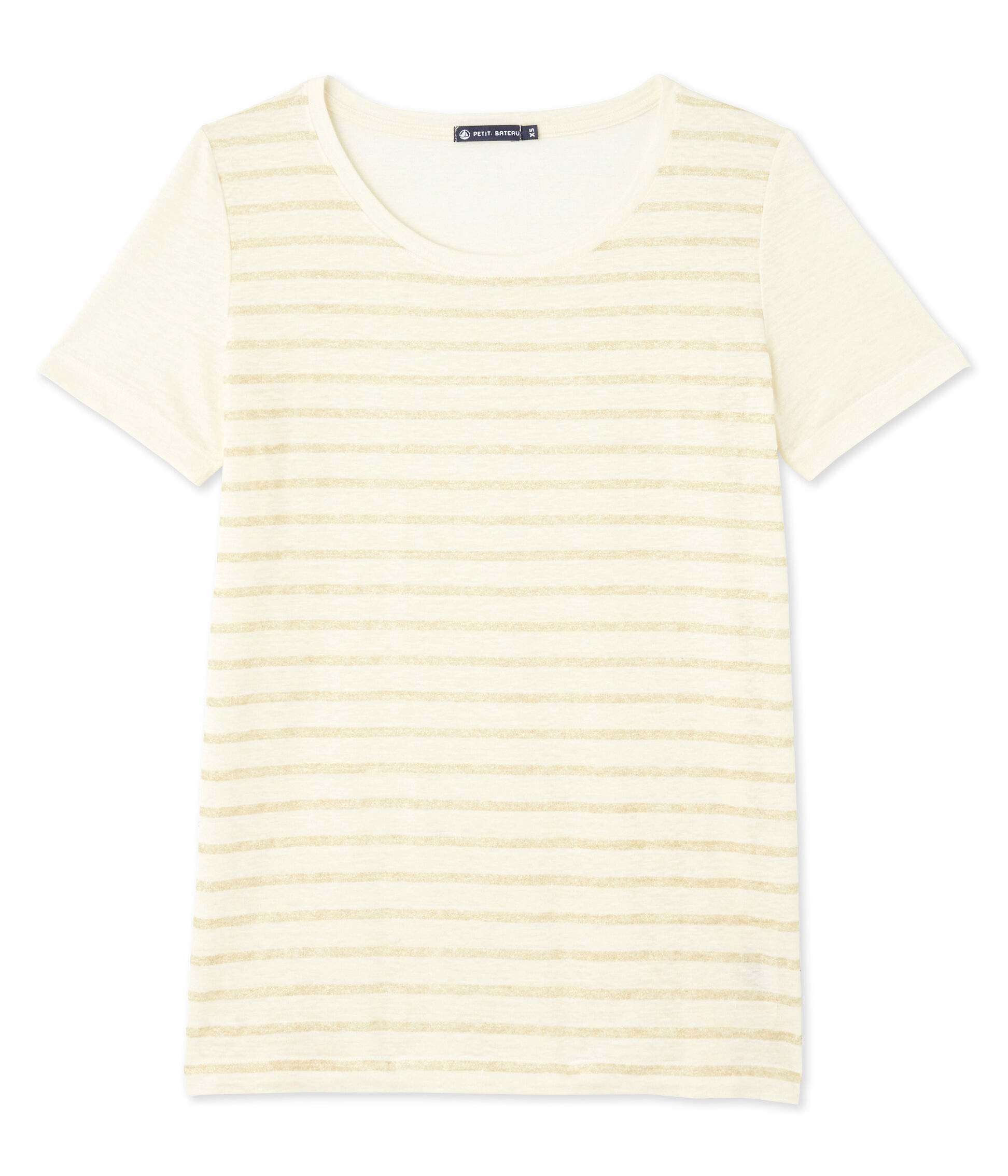 tee shirt rayé jaune et noir