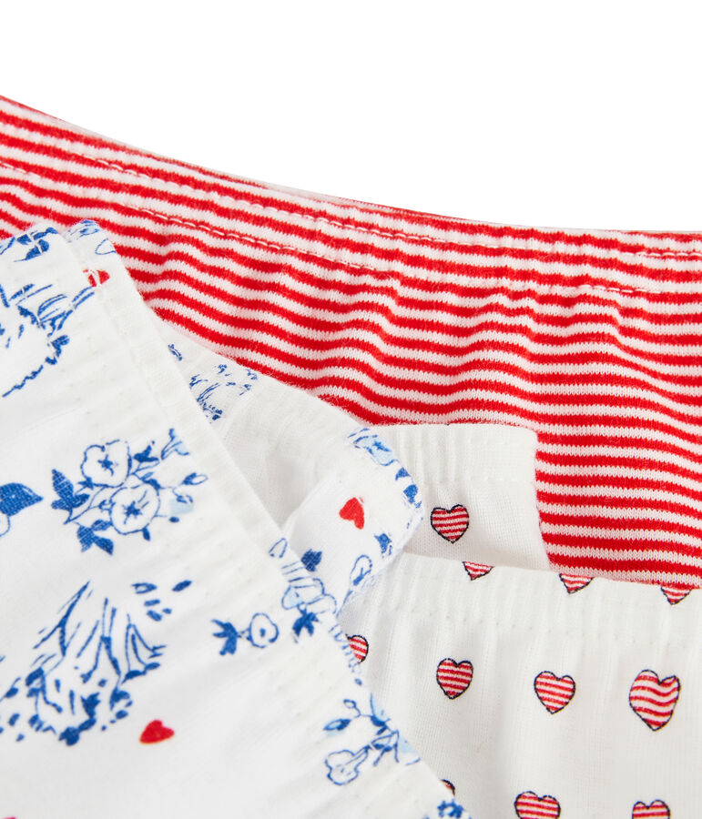 Drie shorties meisjes multicouleur