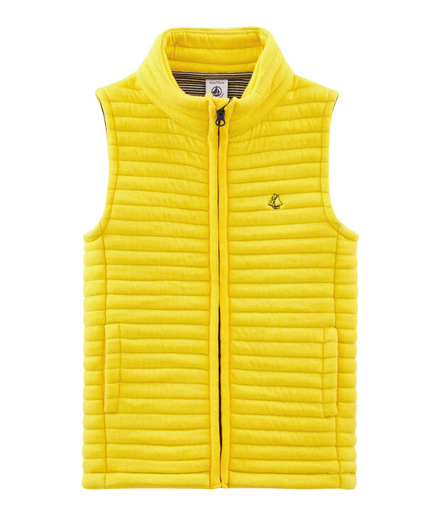 Jasje zonder mouwen geel