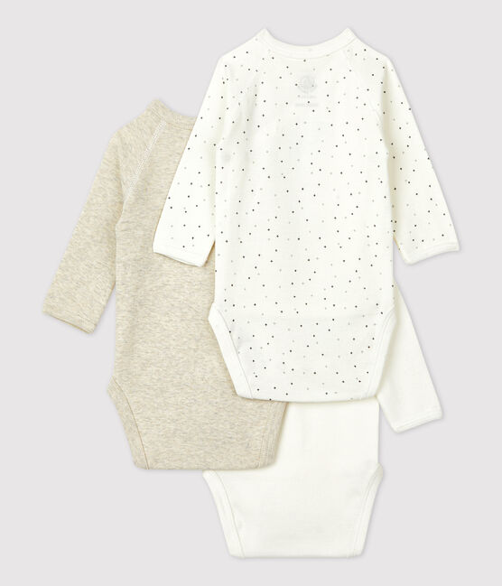 Set van 3 babybody's in biokatoen variante 1