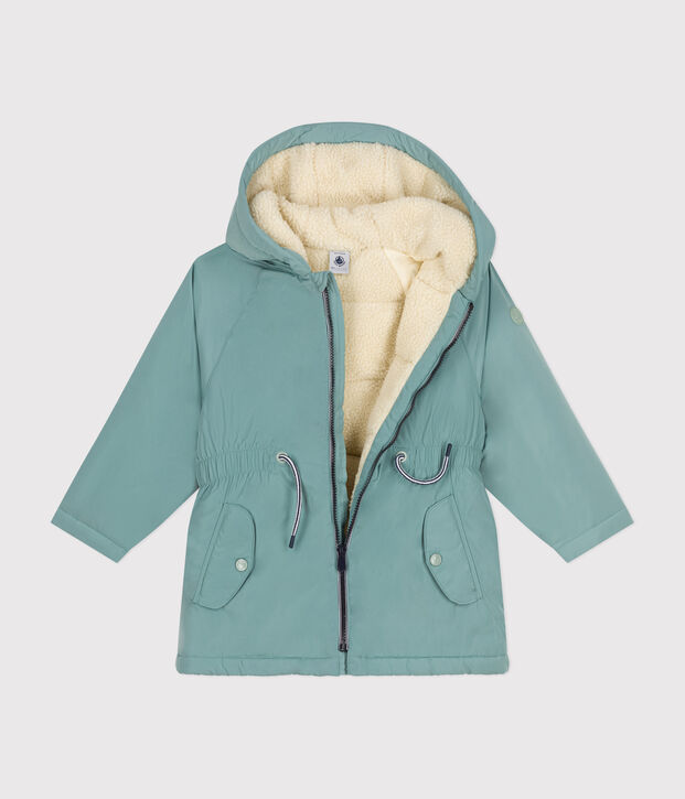 Parka enfant fille vert