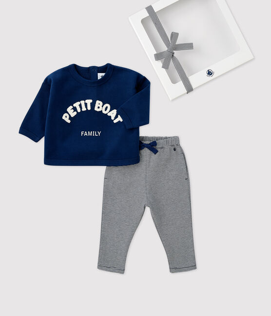 Geschenkdoos voor baby's met sweater en broek variante 1