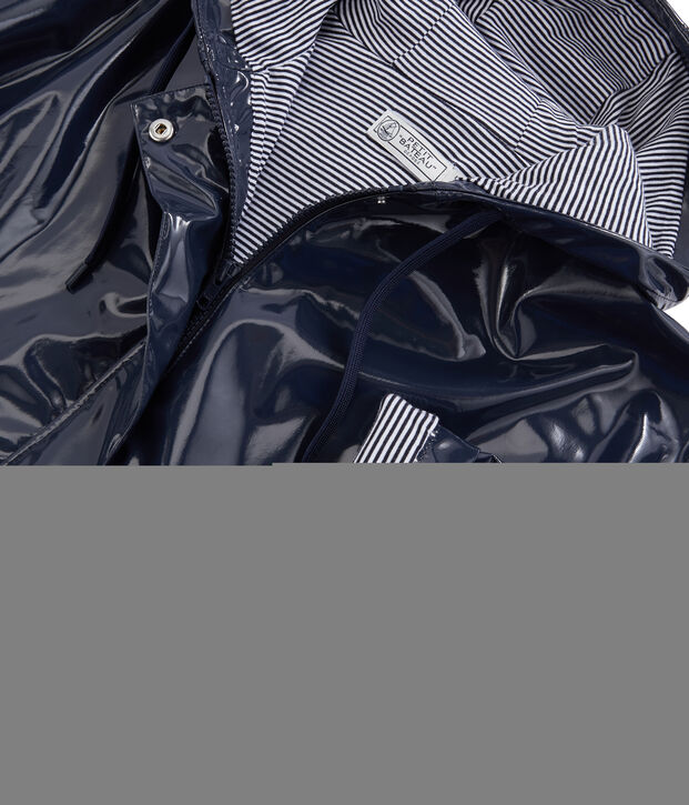 Parka oversize femme bleu marine
