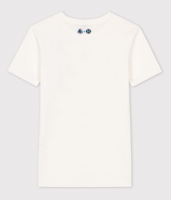 L'ICONIQUE T-shirt Water Family x Petit Bateau wit MARSHMALLOW