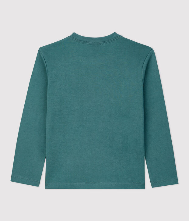 T-shirt in biokatoen voor jongens/meisjes groen