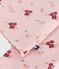 Cardigan enfant en coton imprimé rose JOLI/blanc MULTICO