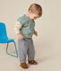 Baseballjasje in fleece voor baby's