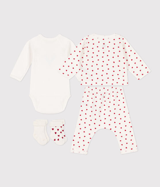 Coffret cadeau naissance petit cœur variante 1