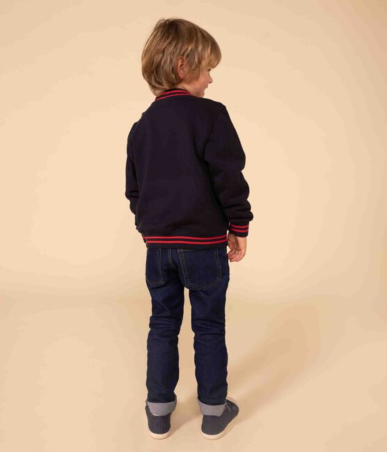 Teddy en jersey épais enfant garçon bleu SMOKING