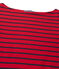 Gestreept uniseks T-shirt rood MARS/blauw SMOKING