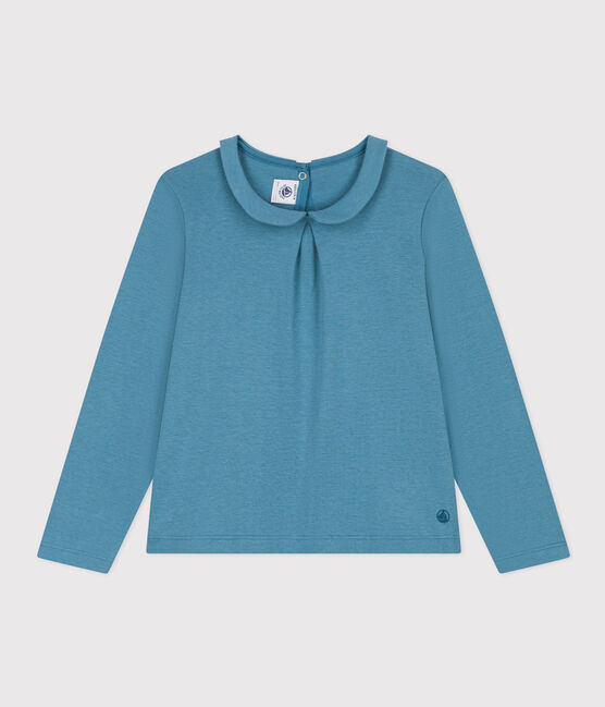Blouse in katoen voor meisjes blauw POLOCHON