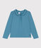 Blouse in katoen voor meisjes blauw POLOCHON