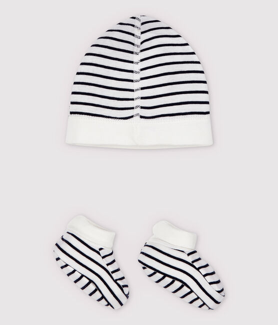 Lot 2 pièces bébé marinière en coton biologique variante 1