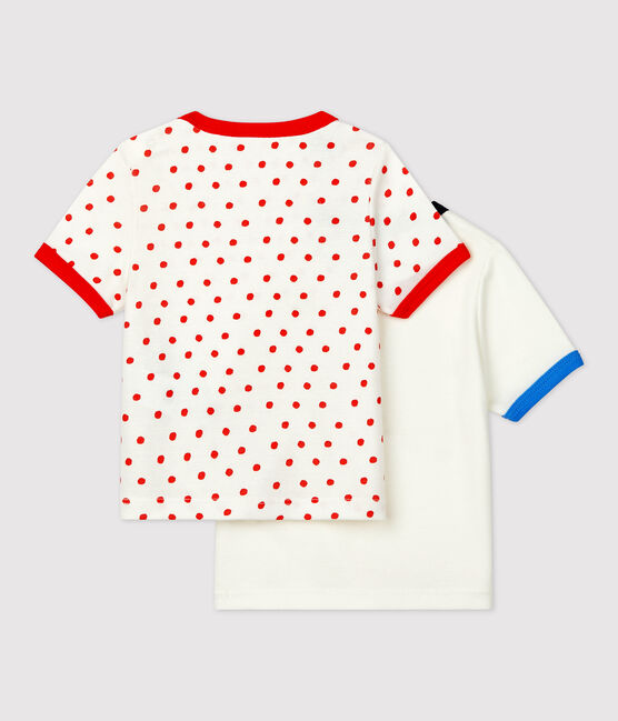 Set met 2 T-shirts met korte mouwen voor baby's variante 1
