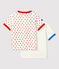 Set met 2 T-shirts met korte mouwen voor baby's variante 1