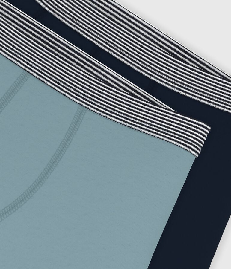 Setje met effen boxershorts voor kinderen in katoen en elastaan multicouleur