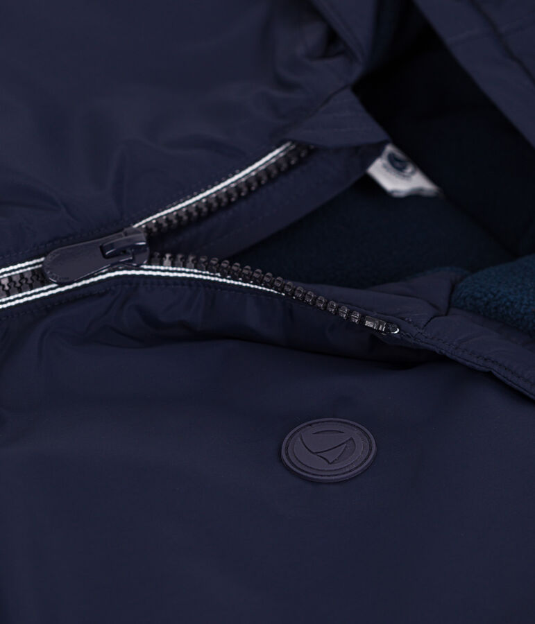 Windjack met fleece voor jongens blauw