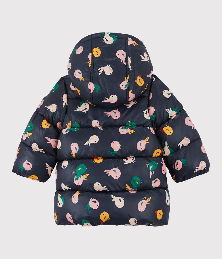Donsjack van polyamide baby. blauw/multicouleur