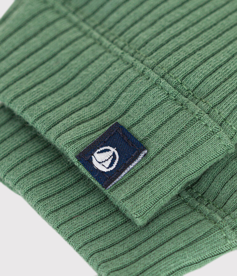 Legging en coton b&eacute;b&eacute; vert PALMERAIE