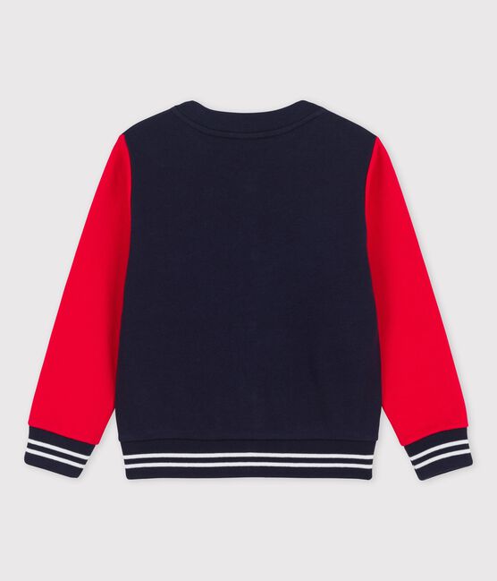 Cardigan teddy en molleton enfant fille garçon rouge PEPS/bleu SMOKING
