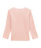 Meisjes tee-shirtmet lange mouwen in wol/katoen roze JOLI
