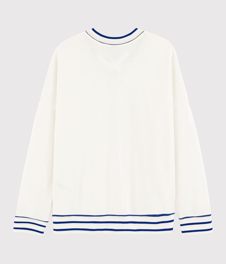 Sweatshirt en molleton Femme blanc