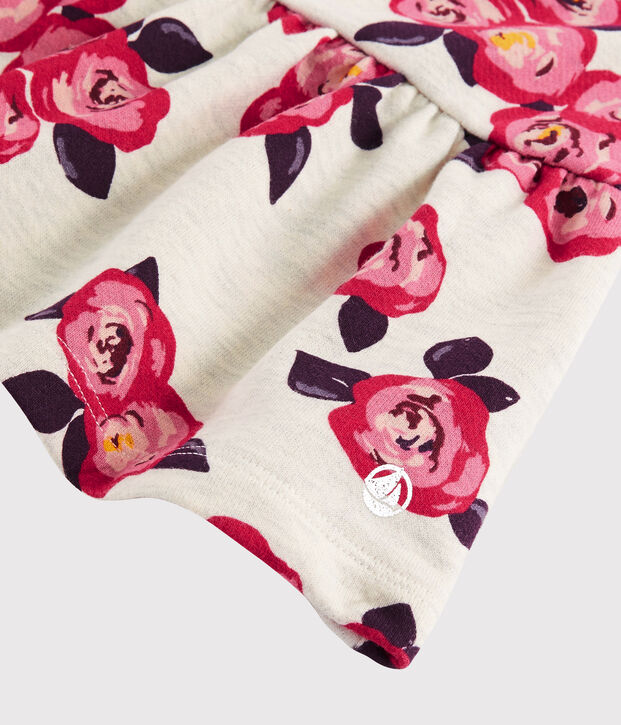 Rok van molton voor kinderen meisjes beige/multicouleur