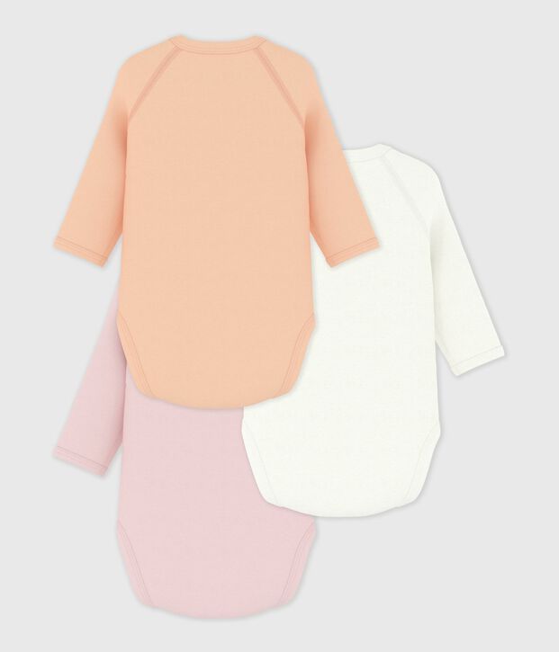 Set van katoenen babyrompertjes met lange mouwen en print multicouleur