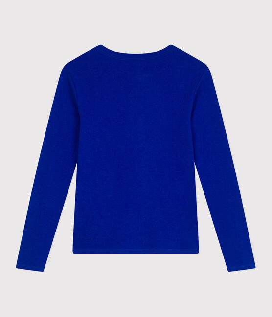 Tee-shirt Femme l'Iconique en coton uni bleu SURF