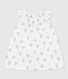 Robe manches courtes imprimé fleuri en gaze de coton bio bébé