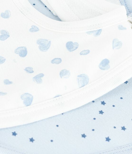 Lot de bavoirs bébé en coton imprimé variante 1