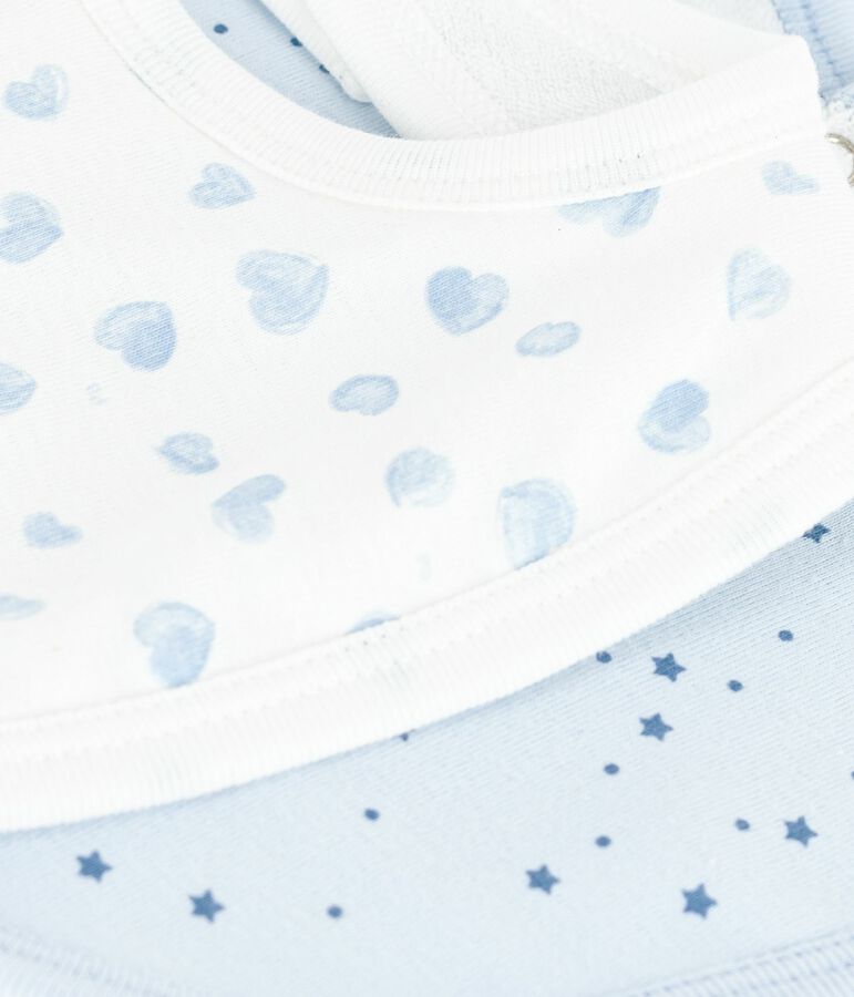 Set van katoenen slabbetjes met print voor baby's multicouleur