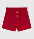 Effen fluwelen babyshort