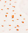 Nuisette orangettes en coton femme blanc MARSHMALLOW/blanc MULTICO