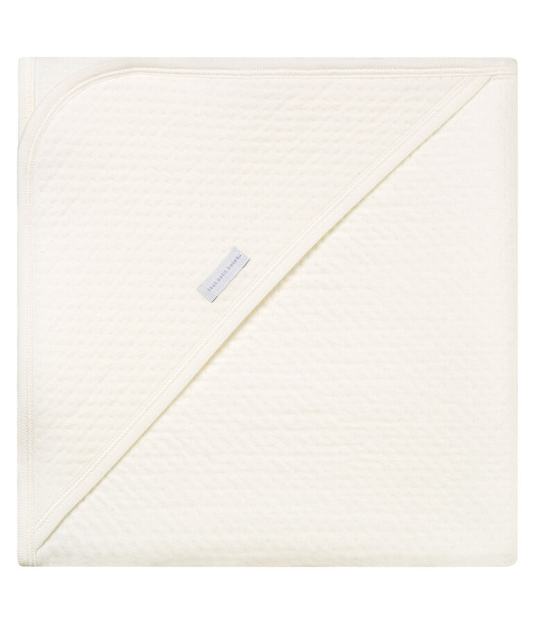 Couverture b&eacute;b&eacute; mixte blanc