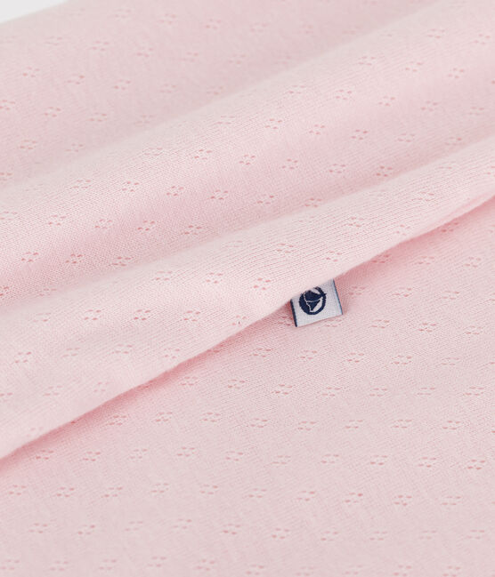 Effen katoenen trappelzakje voor baby's TOG 1 roze FLEUR