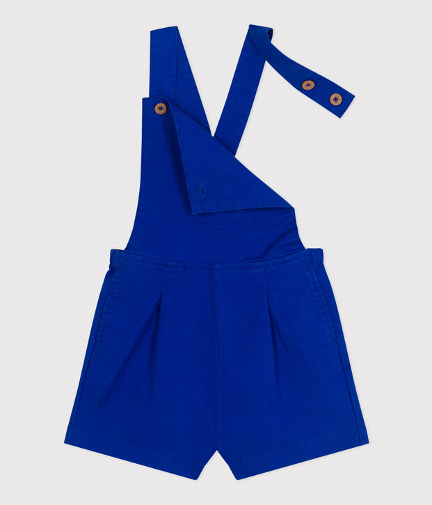 Korte salopette voor meisjes blauw