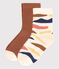 Lot de 2 paires de chaussettes enfant fille / garçon variante 1