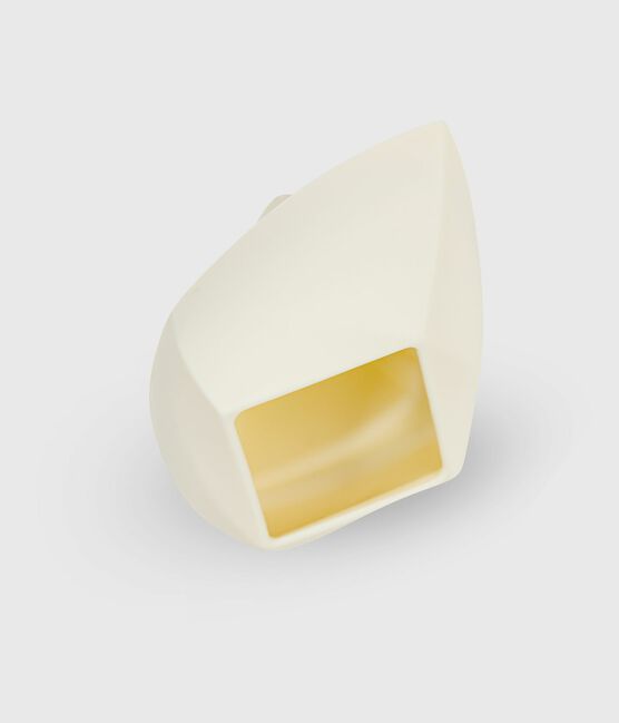 Jouet de bain bébé bateau en silicone blanc MARSHMALLOW