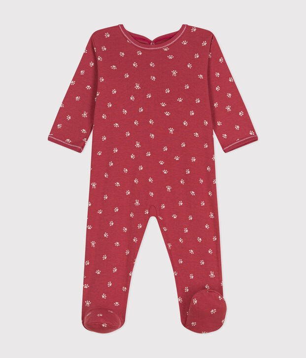 Dors bien  b&eacute;b&eacute; en coton rose/beige