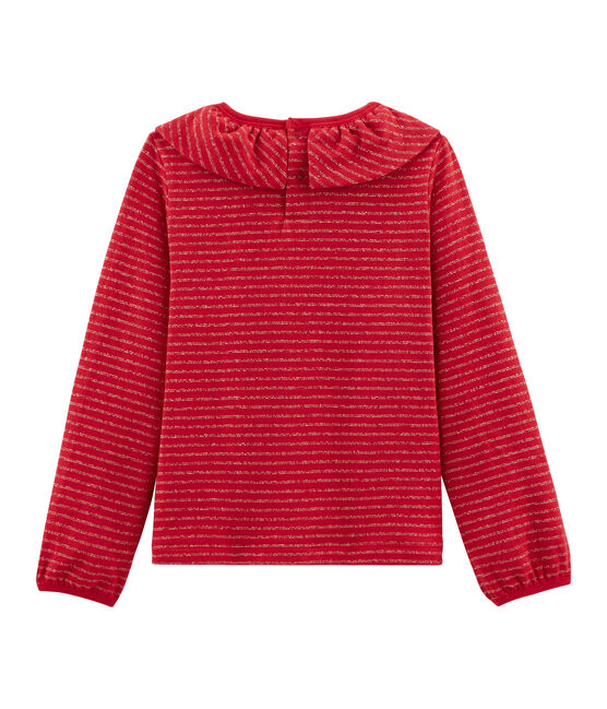 T-shirt met lange mouwen rood TERKUIT/geel OR