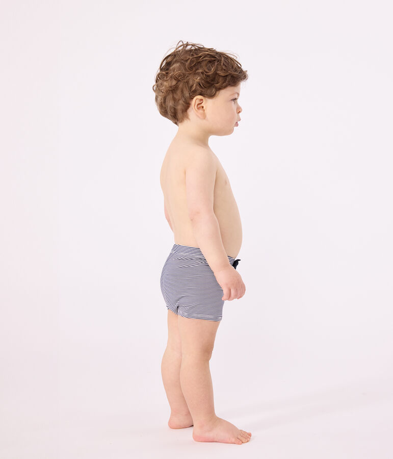 Short de bain b&eacute;b&eacute; bleu/blanc